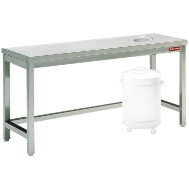 Diamond - Table à débarrasser avec vide ordure - TS1070