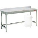 Diamond - Table à débarrasser avec vide ordure + ba - TS1070A