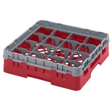Dbmark - Casier de lavage haut max 9.2 cm - 50 x 50 x 14.3 cm - Groseille - Lot de 5 - 16S318416