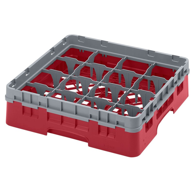 Dbmark - Casier de lavage haut max 9.2 cm - 50 x 50 x 14.3 cm - Groseille - Lot de 5 - 16S318416