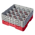 Dbmark - Casier de lavage haut max 17.4 cm - 50 x 50 x 22.5 cm - Rouge - Lot de 3 - 16S638163