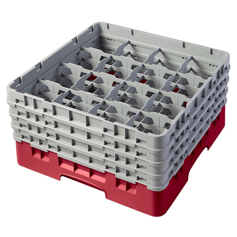 Dbmark - Casier de lavage haut max 21.5 cm - 50 x 50 x 26.7 cm - Groseille - Lot de 2 - 16S800416