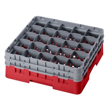 Dbmark - Casiers de lavage - haut max 15.5 cm - 50 x 50 x 18.4 cm - Rouge - Lot de 4 - 25S534163