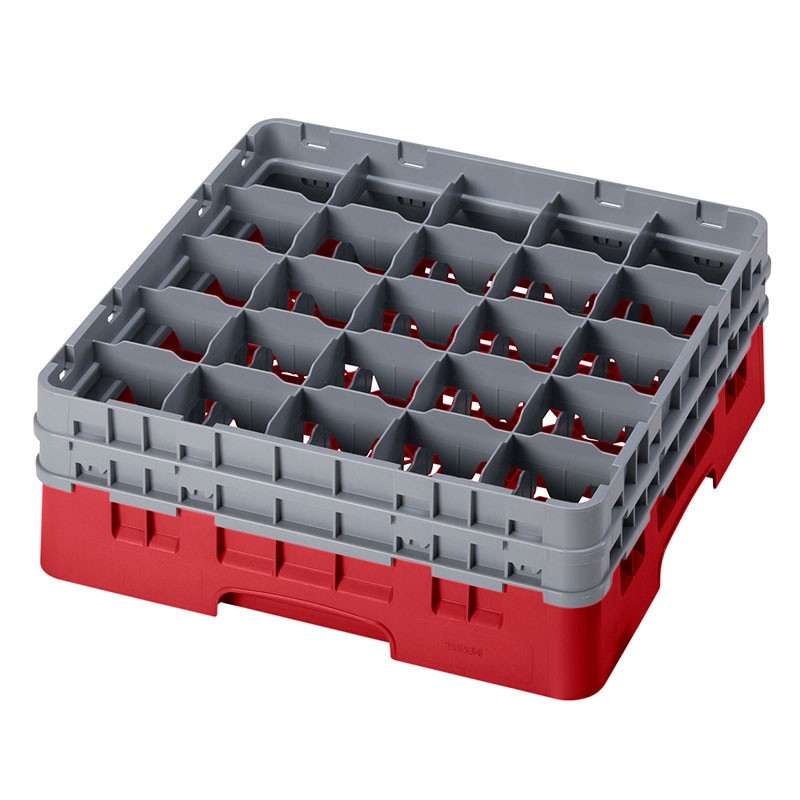 Dbmark - Casiers de lavage - haut max 15.5 cm - 50 x 50 x 18.4 cm - Rouge - Lot de 4 - 25S534163