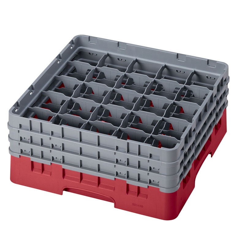 Dbmark - Casiers de lavage - haut max 17.4 cm - 50 x 50 x 22.5 cm - Groseille - Lot de 3 - 25S638416