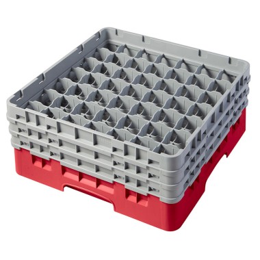 Dbmark - Casiers de lavage - Haut max 17.4 cm - 50 x 50 x 22.5 cm - Rouge Rosé - Lot de 3 - 49S638163
