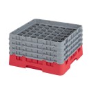 Dbmark - Casiers de lavage - 49 compartiments verres - Haut max 21.5 cm - 50 x 50 x 26.7 cm - Rouge Rosé - Lot de 2 - 49S800163