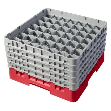 Dbmark - Casiers de lavage - 49 compartiments verres - Haut max 25.7 cm - 50 x 50 x 30.8 cm - Rouge Rosé - Lot de 2 - 49S958163