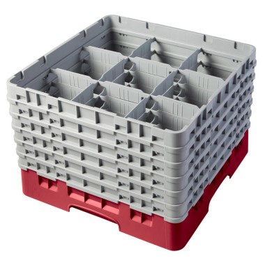 Dbmark - Casiers de lavage - 9 compartiments verres - Haut max 29.8 cm - 50 x 50 x 34.9 cm - Lot de 2 - 9S1114163