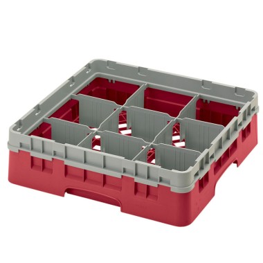 Dbmark - Casiers de lavage - 9 compartiments verres - Haut max 9.2 cm - 50 x 50 x 14.3 cm - Lot de 5 - 9S318416