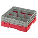 Dbmark - Casiers de lavage - 9 compartiments verres - Haut max 13.3 cm - 50 x 50 x 18.4 cm - Lot de 4 - 9S434163