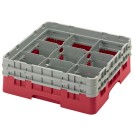 Dbmark - Casiers de lavage - 9 compartiments verres - Haut max 13.3 cm - 50 x 50 x 18.4 cm - Lot de 4 - 9S434416