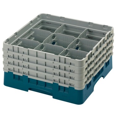 Dbmark - Casiers de lavage - 9 compartiments verres - Haut max 21.5 cm - 50 x 50 x 26.7 cm - Lot de 2 - 9S800414