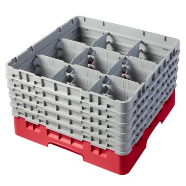 Dbmark - Casiers de lavage - 9 compartiments verres - Haut max 25.7 cm - 50 x 50 x 30.8 cm - Lot de 2 - 9S958163