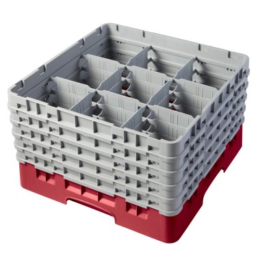 Dbmark - Casiers de lavage - 9 compartiments verres - Haut max 25.7 cm - 50 x 50 x 30.8 cm - Lot de 2 - 9S958416