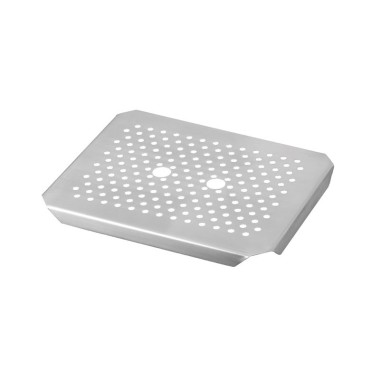Dbmark - Fond perforé GN 1/2 - 32.5 x 26.5 cm - Inox - Lot de 6 - GND12000