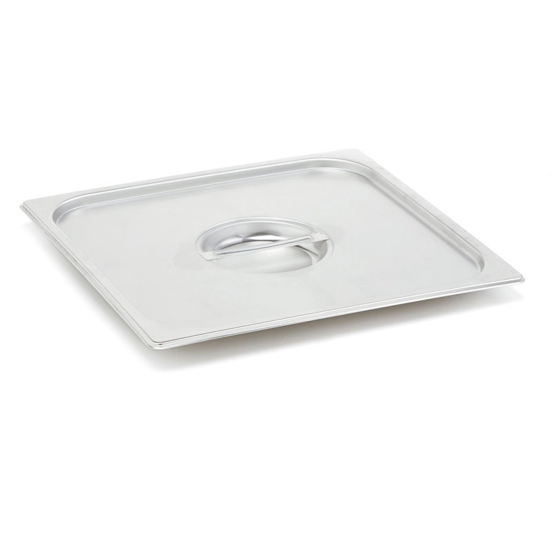 Dbmark - Couvercle plat GN 1/2 200mm - 32.5 x 26.5 cm - Inox - Lot de 6 - GNL12000
