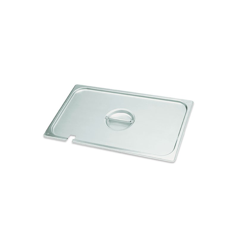 Dbmark - Couvercle à encoche GN 1/1 - 32.5 x 53 cm - Inox - Lot de 6 - GNLN11000