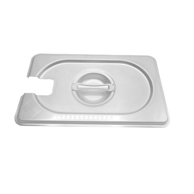Dbmark - Couvercle à encoche GN 1/9 - 10.8 x 17.6 cm - Inox - Lot de 6 - GNLN19000