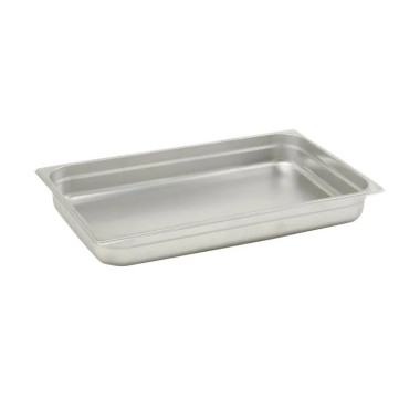 Dbmark - Bac GN 1/1 65mm - 32.5 x 53 x 6.5 cm - Inox - Lot de 6 - GNP11065