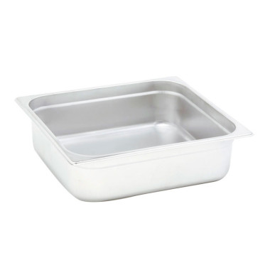 Dbmark - Bac GN 1/2 65mm - 32.5 x 26.5 x 6.5 cm - Inox - Lot de 6 - GNP12065