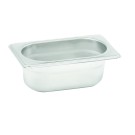 Dbmark - Bac GN 1/9 100mm - 10.8 x 17.6 x 10 cm - Inox - Lot de 6 - GNP19100