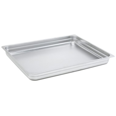 Dbmark - Bac GN 2/1 20mm - 53 x 65 x 2 cm - Inox - Lot de 6 - GNP21020