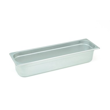 Dbmark - Bac GN 2/4 100mm - 53 x 16.2 x 10 cm - Inox - Lot de 6 - GNP24100