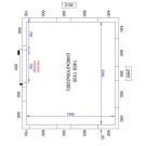 COMBISTEEL - Chambre froide positive/negative 2400x2100x2200