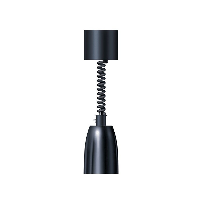 Hatco - Lampe chauffante noire - 159 x 159 x 216 mm