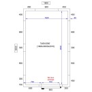 COMBISTEEL - Chambre froide avec groupe négatif 1800x3000x2010