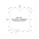 COMBISTEEL - Chambre froide positive/négative 2700x3000x2200 - 120 mm