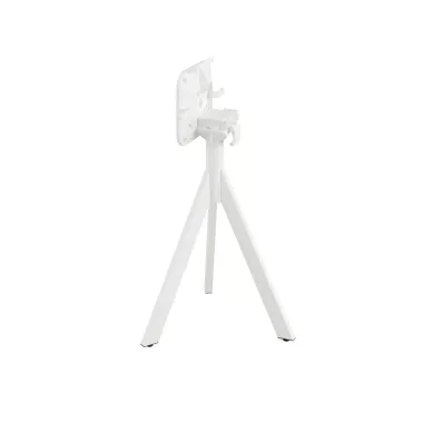 Table de bistrot ronde 700 mm - Pied blanc pliable - Veba