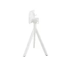 Table de bistrot ronde 700 mm - Pied blanc pliable - Veba