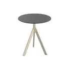 Table de bistrot ronde 700 mm - Pied pliable sable - Veba