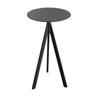 Mange debout rond 700 mm - Pied pliable noir - Veba