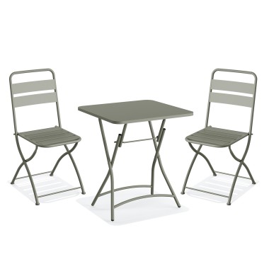 Ensemble table & 2 chaises Bistro Breeze - Veba