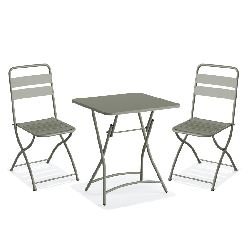 Ensemble table & 2 chaises Bistro Breeze - Veba