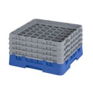 Casiers de lavage - 49 compartiments verres - Haut max 21.5 cm - 50 x 50 x 26.7 cm - Vert Turquoise - Lot de 2 - Cambro