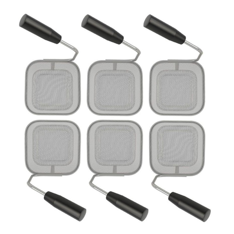 Paniers Pâtes - Set 6x1/6 - Acier - 143x163x215mm - Professionnel - ShopDesChefs