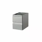 Bloc de tiroirs 2/3 monobloc soft closing - Combisteel