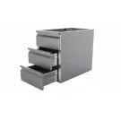 Bloc de tiroirs 1/3 standard - Combisteel