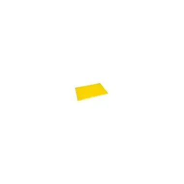 Planche découpe - PE - 530x325x18mm - GN 1/1 - Jaune - Volaille crue - ShopDesChefs