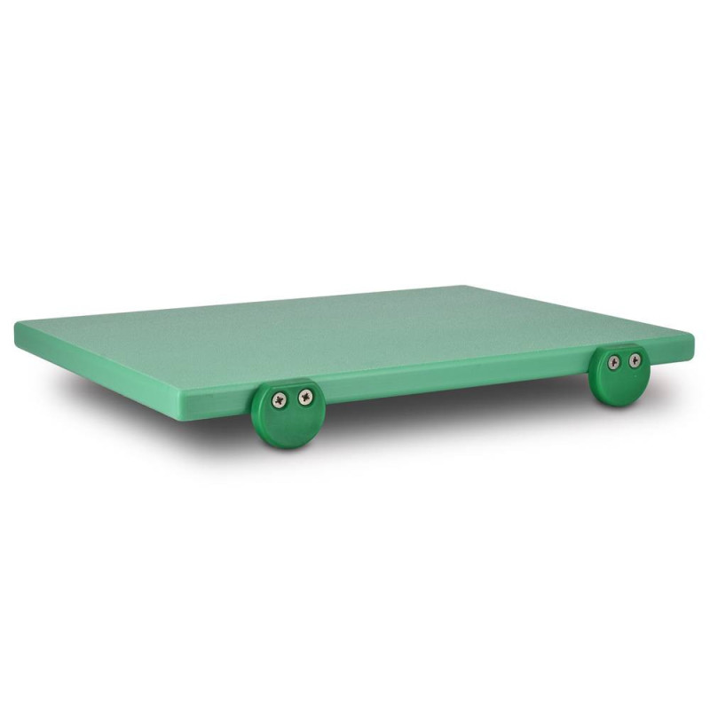 Planche découpe - PE - 500x300x15mm - Vert - Légumes/Fruits - Antidérapant - ShopDesChefs