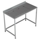 Combisteel - Table inox avec bac égouttage - 1200 x 650