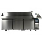Combisteel - Table réfrigérée 3 portes avec bar à cocktails