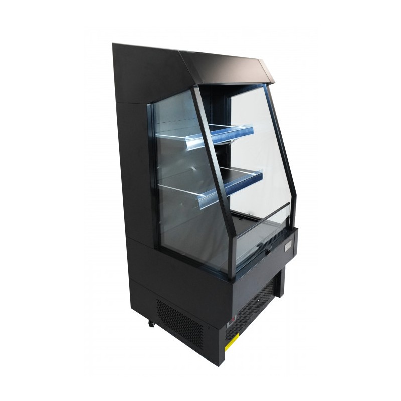 Combisteel - Vitrine réfrigérée professionnelle 165 litres - Noir