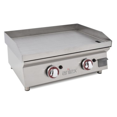 Plancha à gaz 60 cm ARILEX en acier inoxydable de 15 mm - Arilex