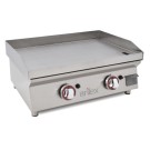 Plancha à gaz 60 cm ARILEX en acier inoxydable de 15 mm - Arilex