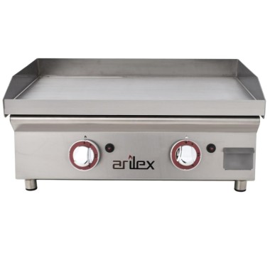 Plancha à gaz 60 cm ARILEX en acier inoxydable de 15 mm - Arilex